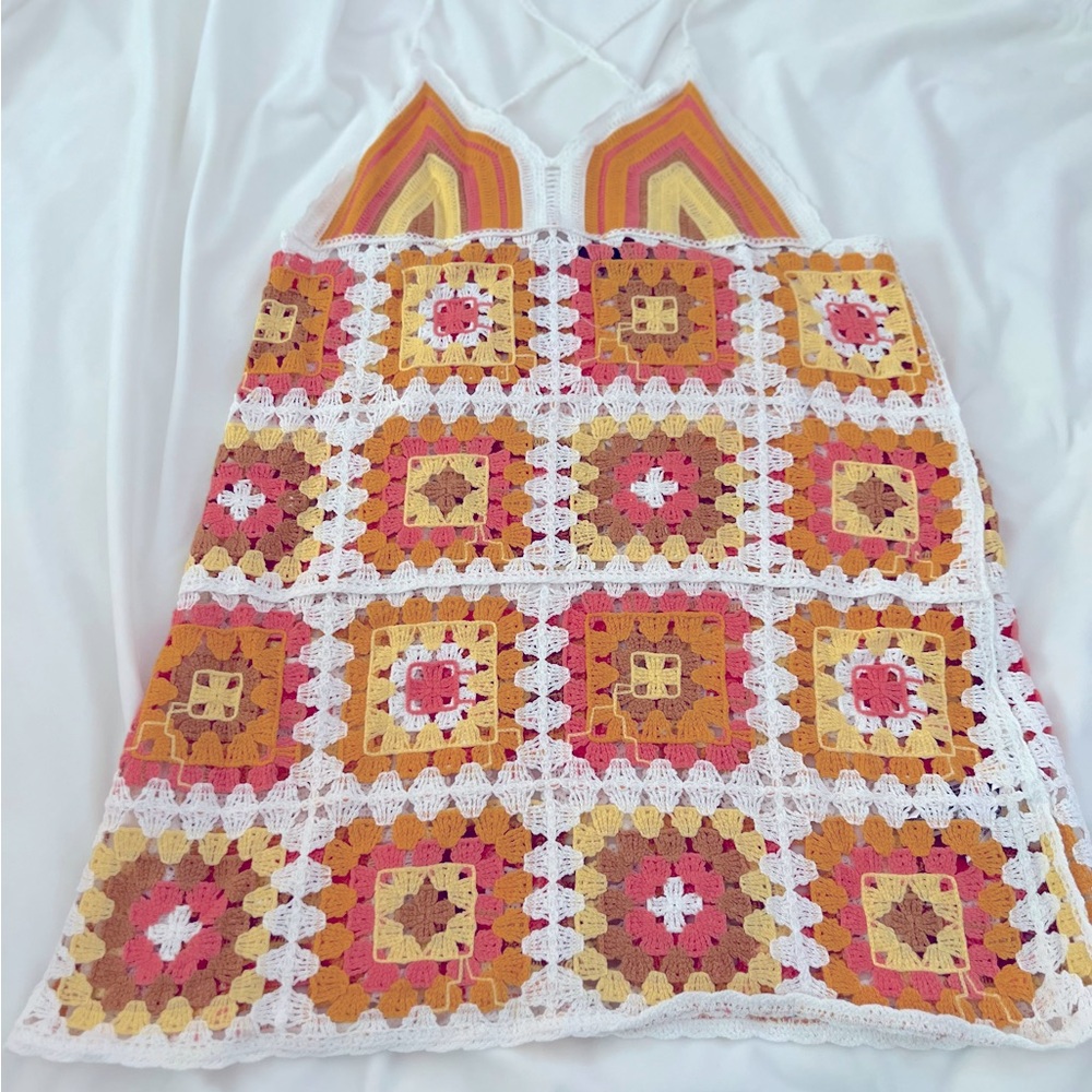 Crochet beach cover up